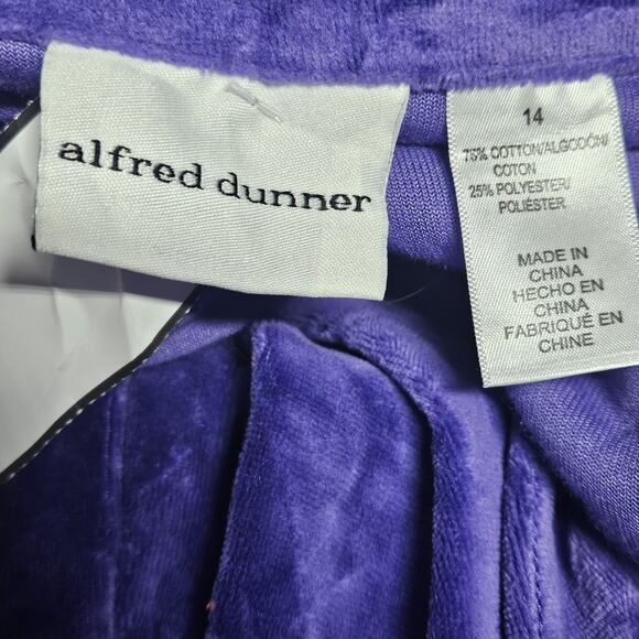 Vintage Purple Velour Studded Jacket Size 14 - Picture 3 of 4